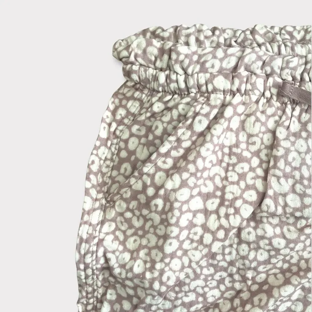 Cat & Jack - Dusty Rose Animal Print Shorts with Functional Drawstring